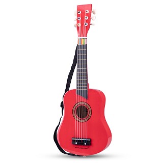 Toy guitar deluxe - red